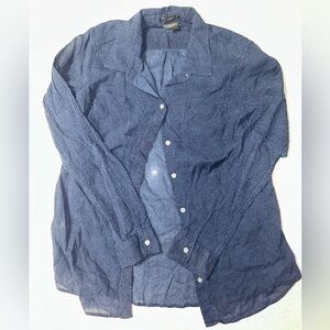 Eddie Bauer Blue Button Down Shirt